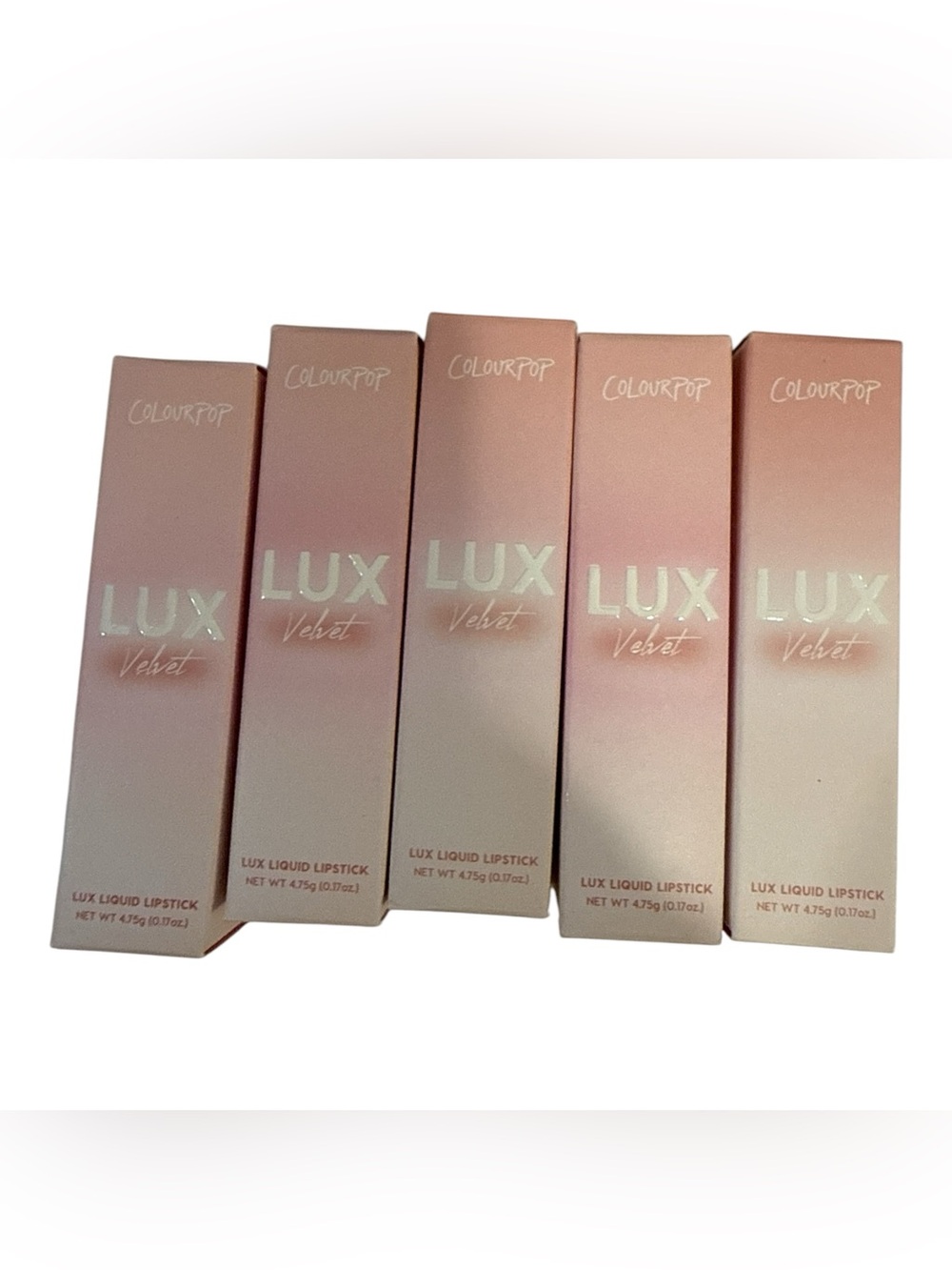 Colourpop Lux Velvet Liquid Lipstick Lot of 5 New Sealed Full Size